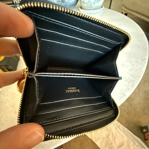 Burberry EKD Black Leather zip Wallet 8079212 - Picture 11 of 14